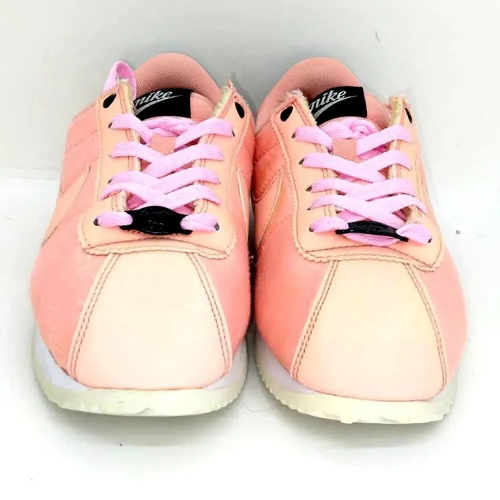 Nike Cortez Basic TXT Girl's Pre-owned Pastel Pink Sneakers- sz. 4 1/2Y